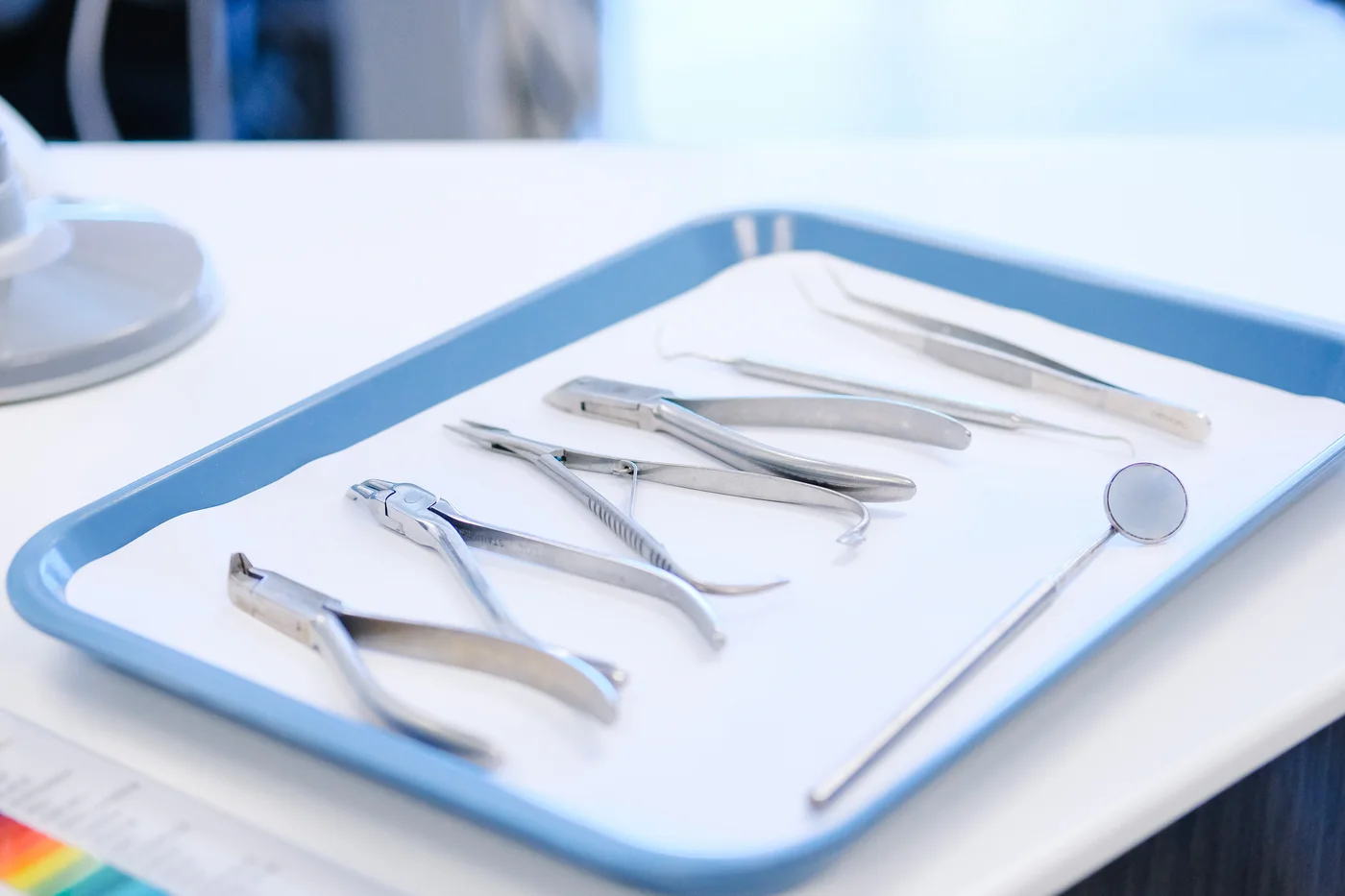 In-house dental lab instruments at Titanium Dental